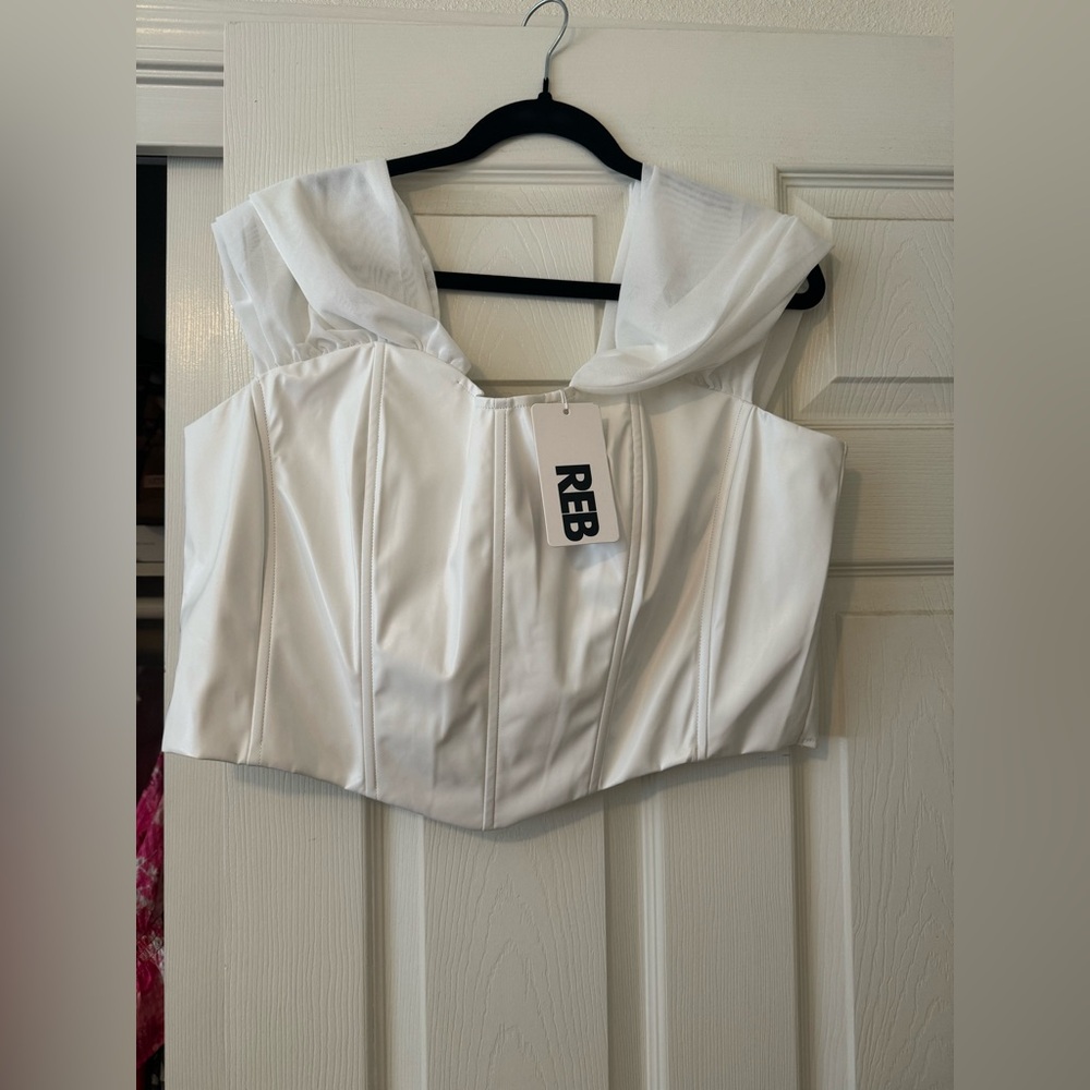 White Corset Top